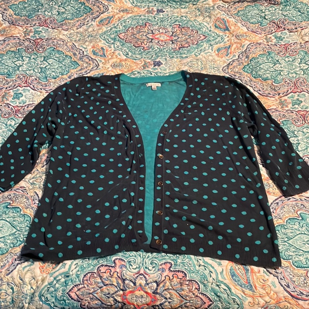 Croft & Barrow button up sweater
